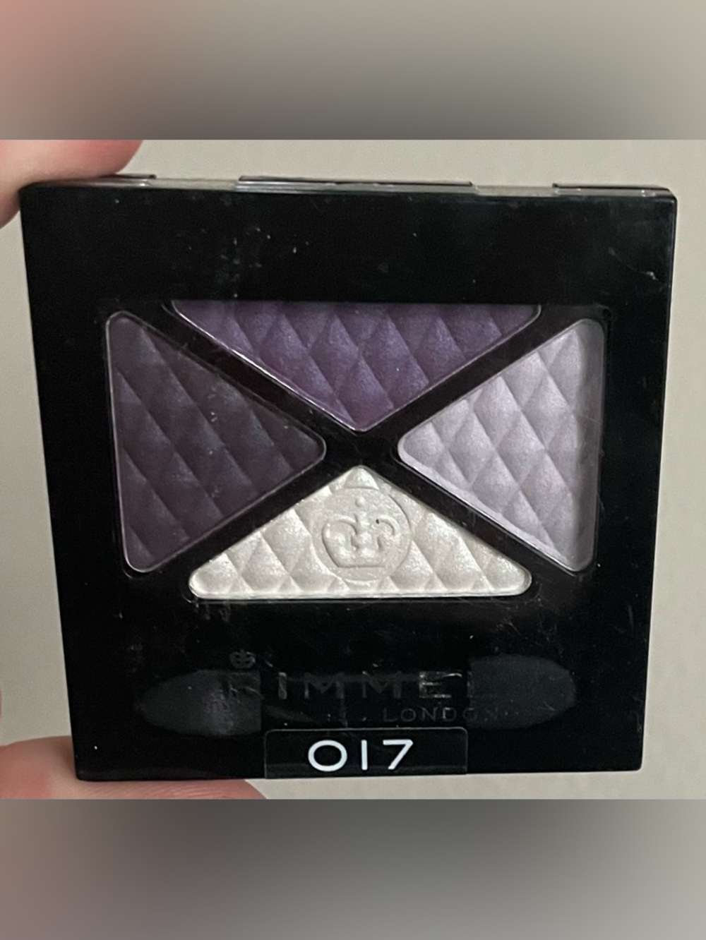 Rimmel London Glam'Eyes Quad Eye Shadow 017 Dark Signature Discontinued